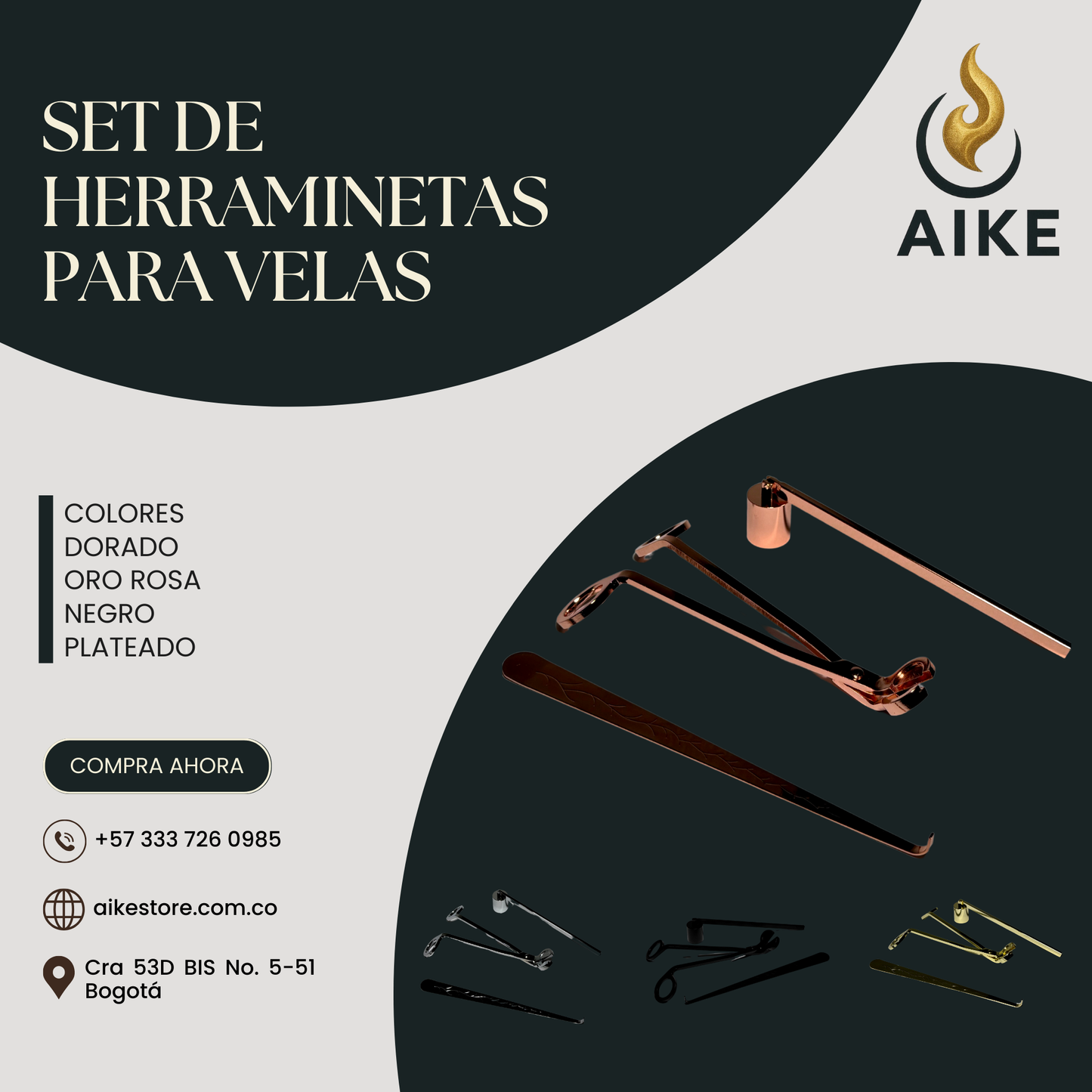 Set Herramientas en Acero