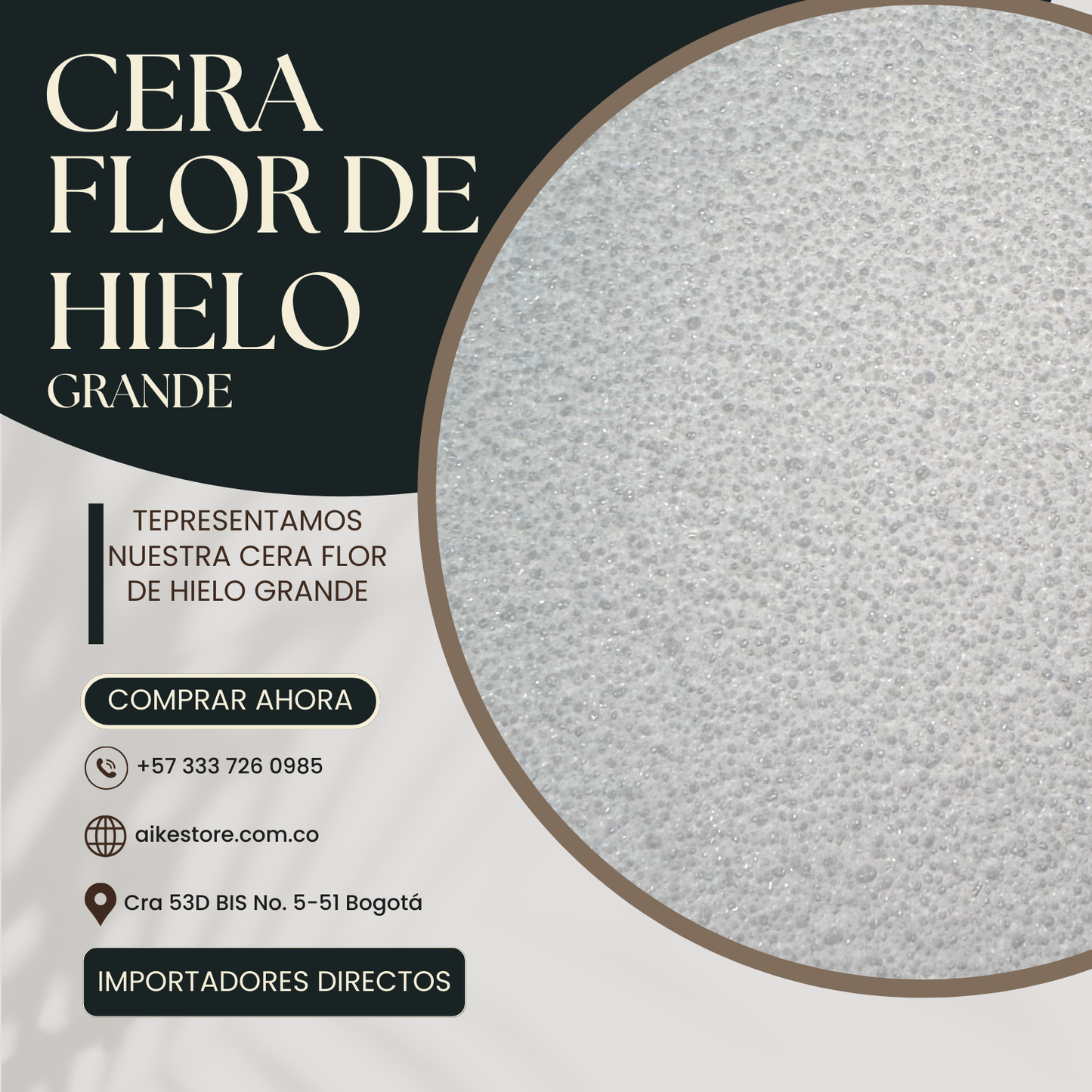 Cera Flor de Hielo (Grande)