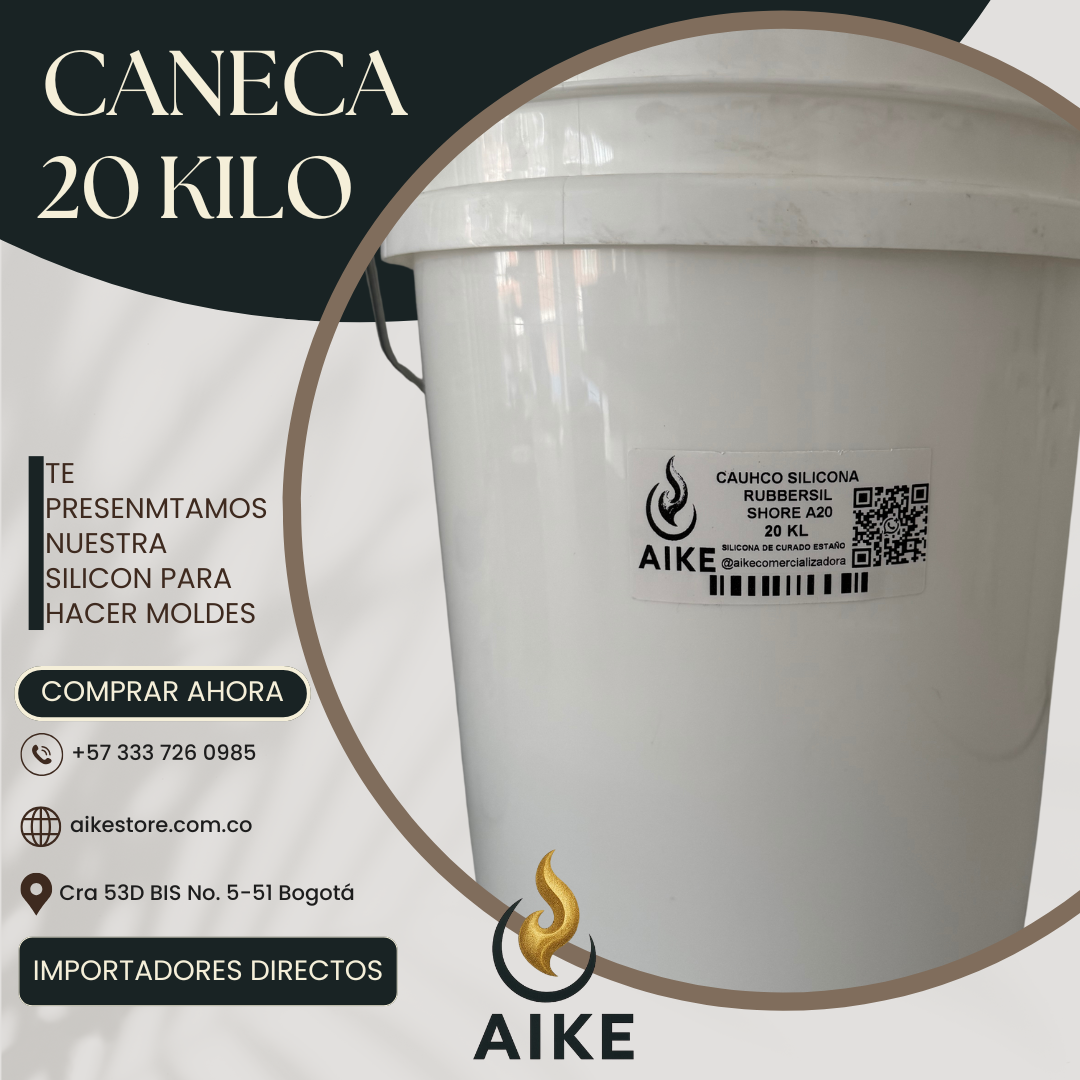 Cauho de silicona rubbersil shore a 20