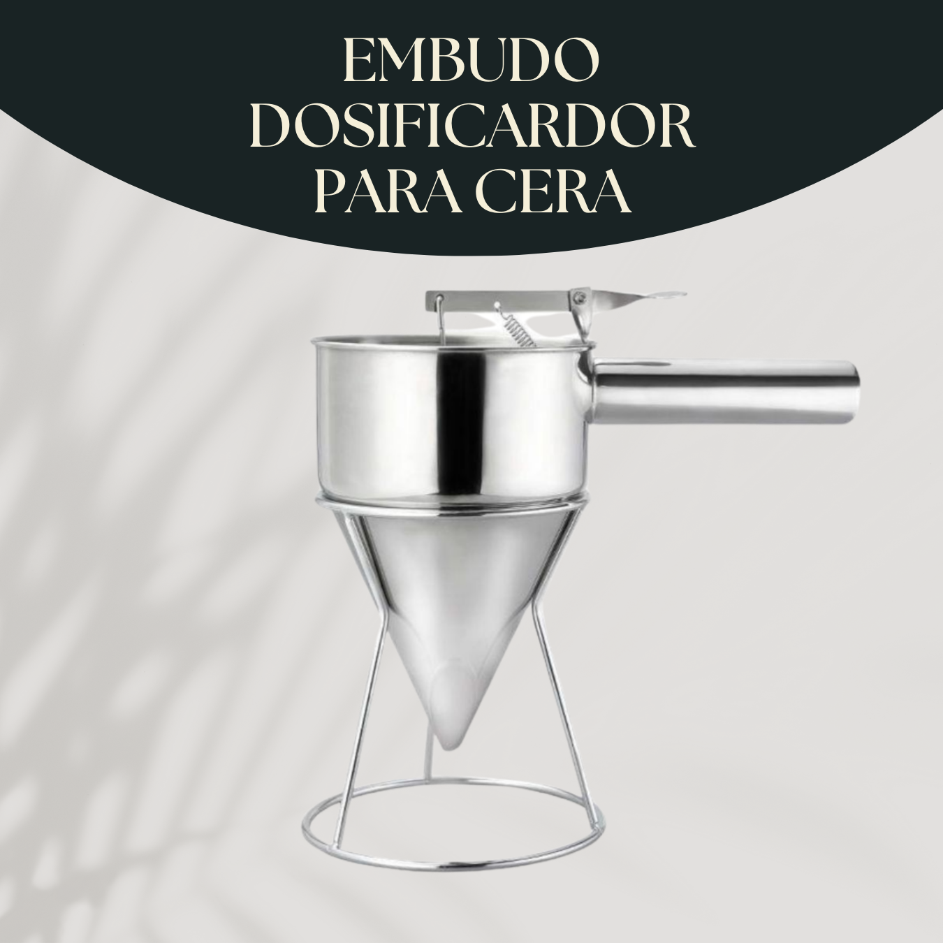 Dispensador de Embudo Profesional para Cera | Dispensador de Precisión para Velas