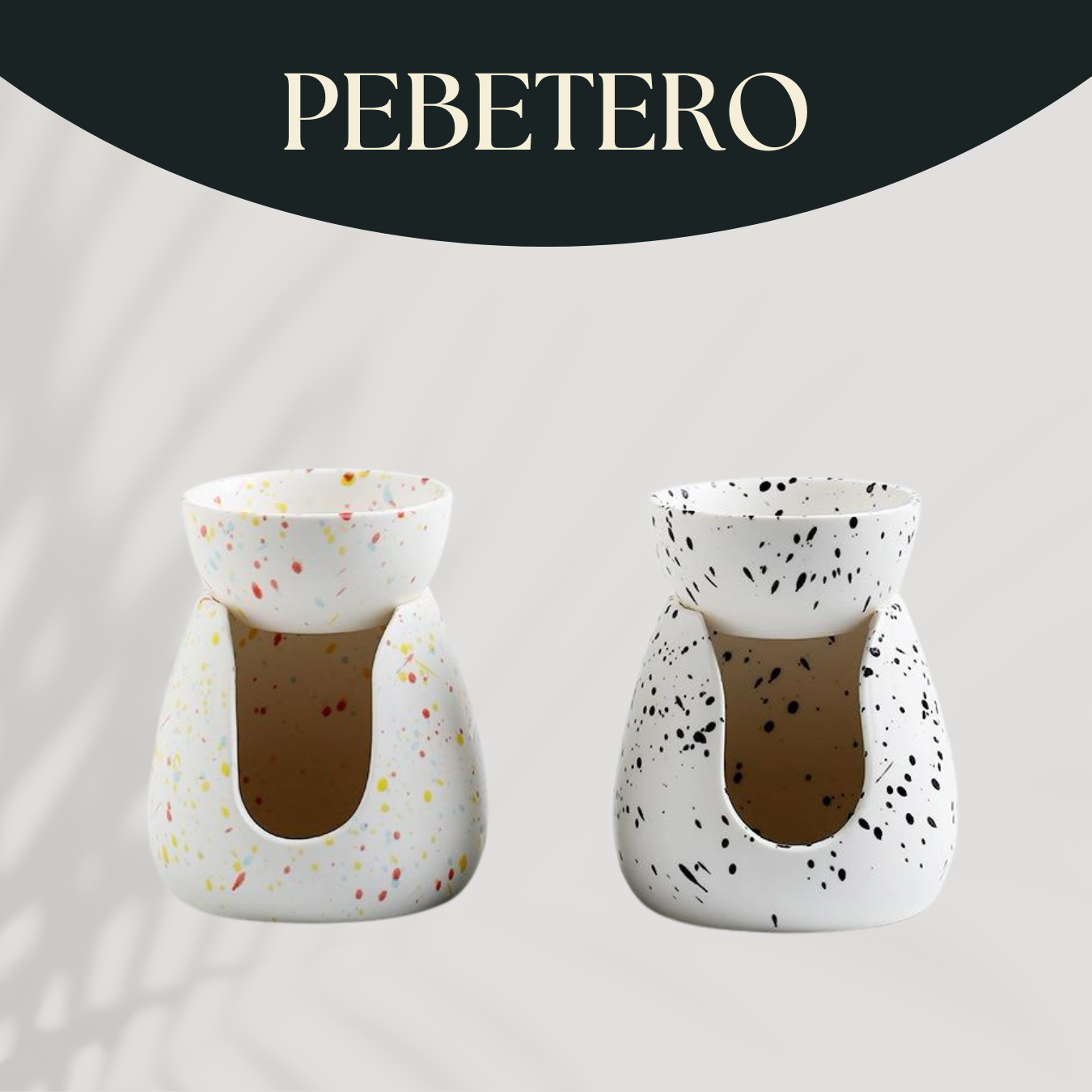 Pebetero para Wax Melts y Esencias | Quemador de Cera Decorativo | #2