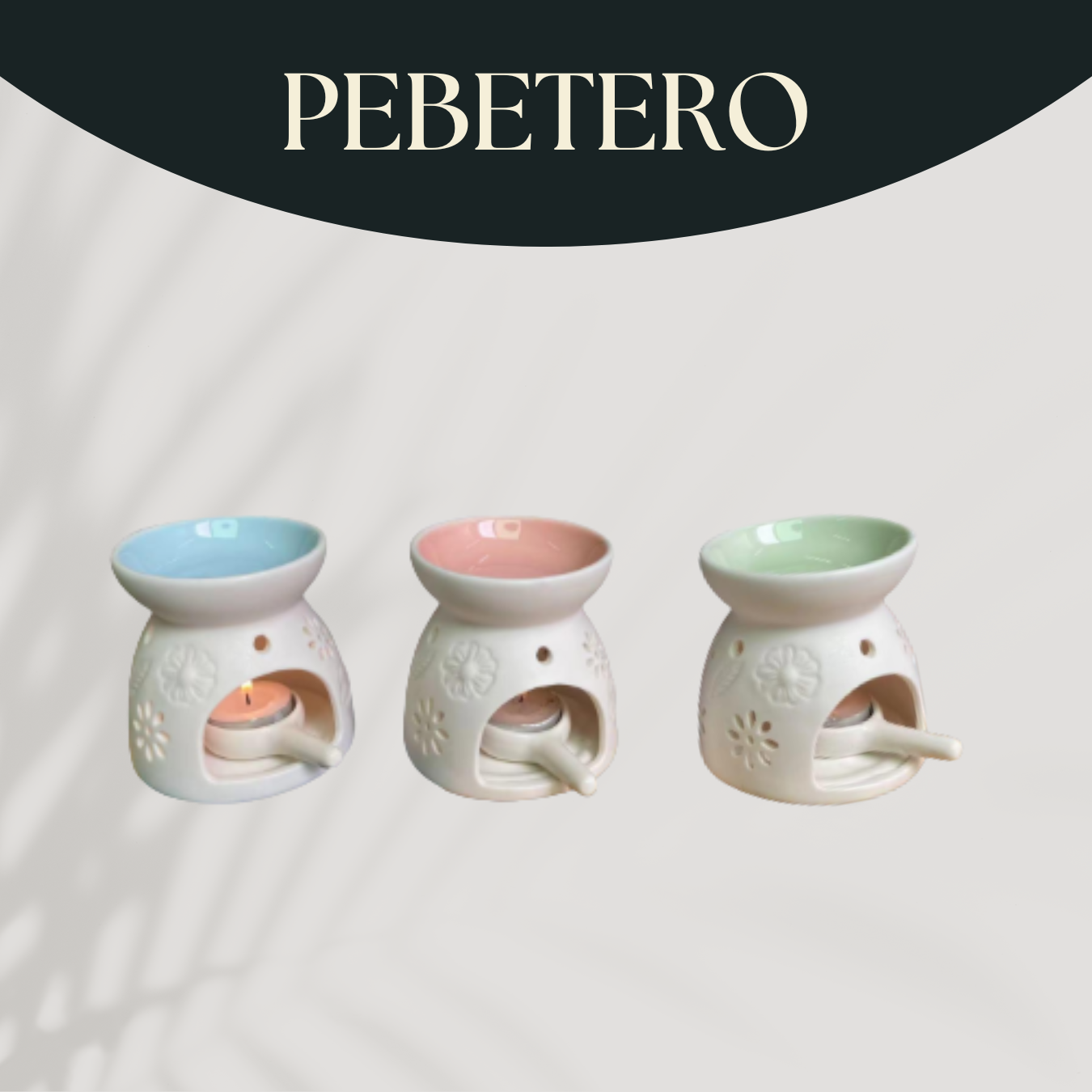Pebetero para Wax Melts y Esencias | Quemador de Cera Decorativo | #3