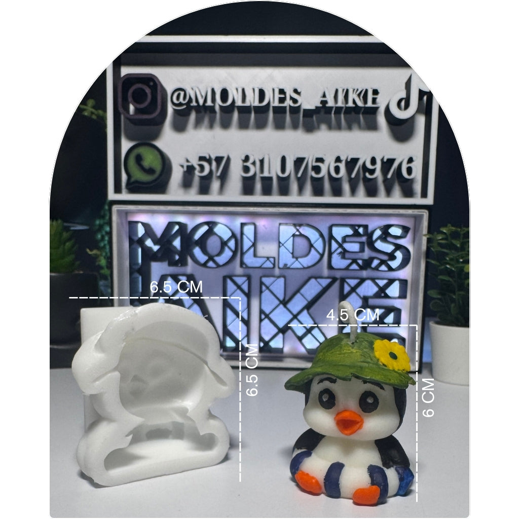 Pingüino con Flotador