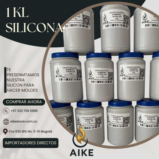 Cauho de silicona rubbersil shore a 20