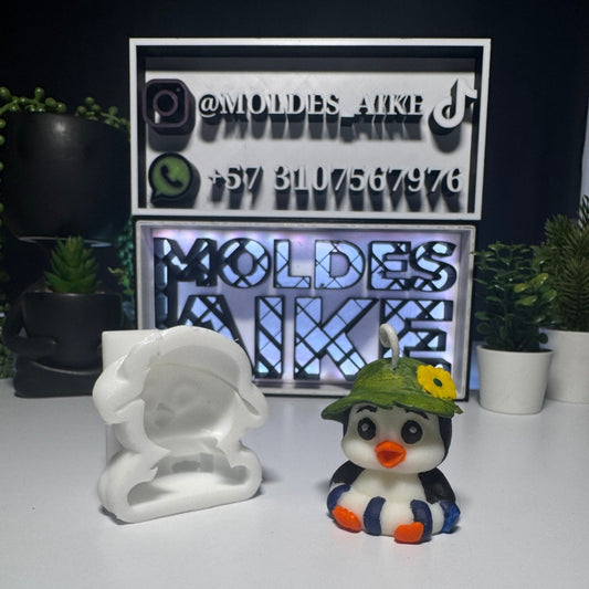 Pingüino con Flotador