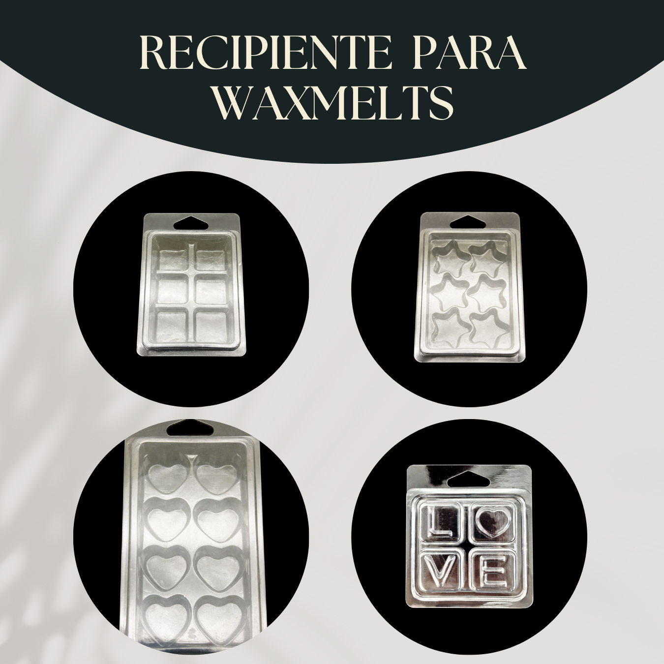 Envases Plásticos para Wax Melts | Moldes Clamshell para Cera Aromática